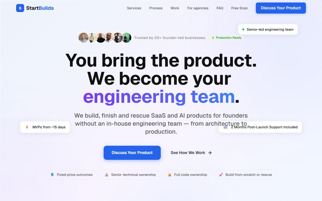 StartBuilds — Prospecting & Lead Generation screenshot